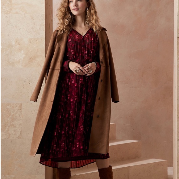 Banana Republic Chiffon Pleated Maxi Dress - Picture 4 of 4